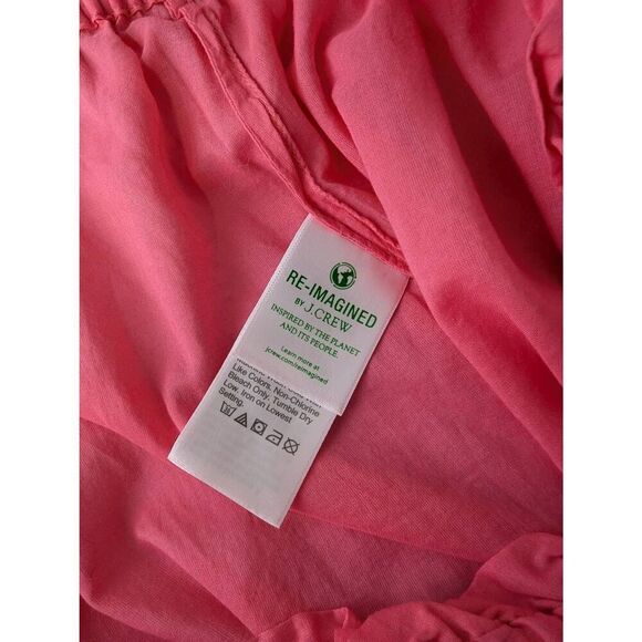 J. Crew Pink Cotton Voile Side Slits and tie Beach skirt Plus size 2X Lightweigh - Picture 6 of 12